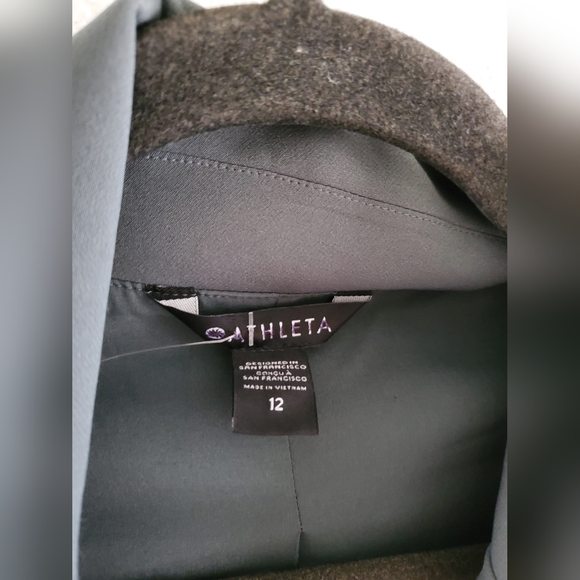 Athleta Endless Primatwill Blazer Jacket Women's  Military Green $179 NWOT - Picture 6 of 10